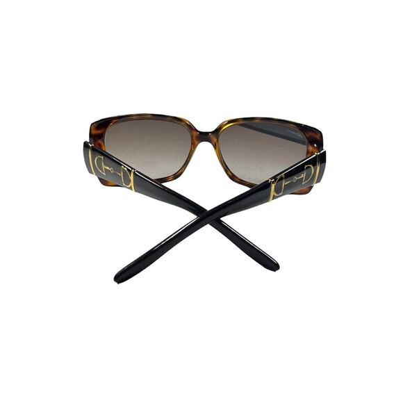 Gucci GG3537 Tortoise Shell Sunglasses Square Horse bit Havana Rare VTG main image 7
